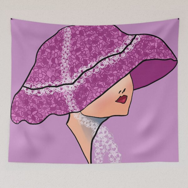 Item preview, Woman in Red Hat designed and sold by designs-by-ann.