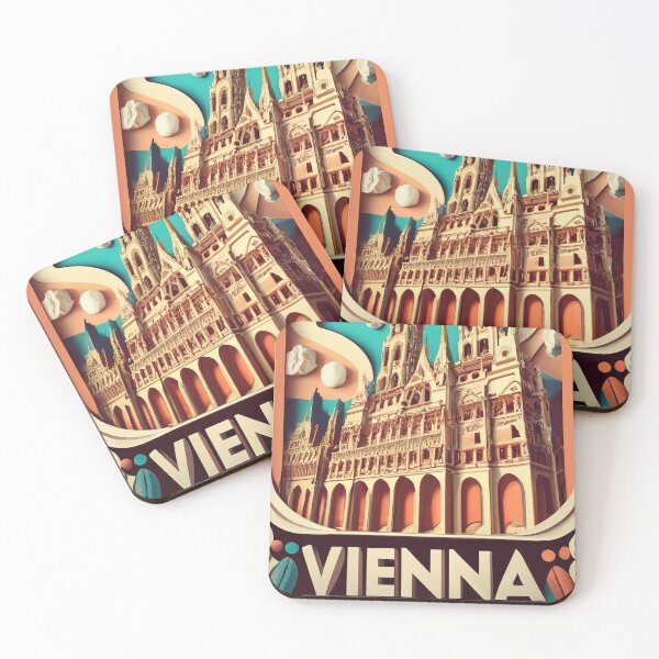 Item preview, Vienna Austria, Cities of the World, Vintage style designed and sold by emaga.