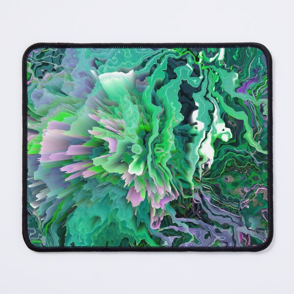 Item preview, IMAGE PRINT ONLY Marble Explosion Faux Marbled Texture Marbling Veins Abstract - Teal Cyan Bluish Violet designed and sold by Beachy.