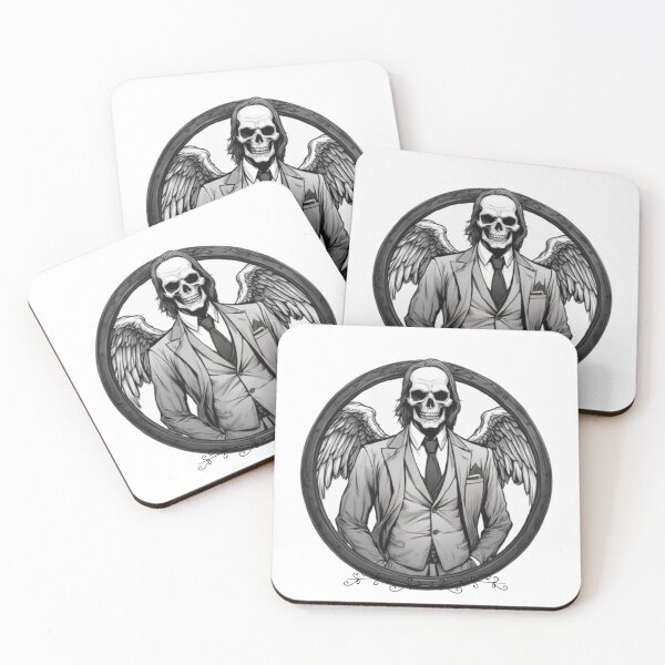 Item preview, Gothic Elegance: Winged Skeleton in a Suit designed and sold by stoicphoenix.