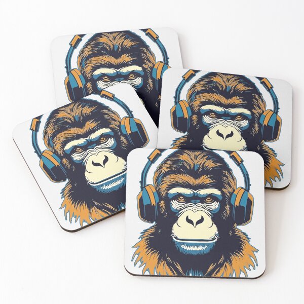 Item preview, Monkey listens to music designed and sold by biiid.