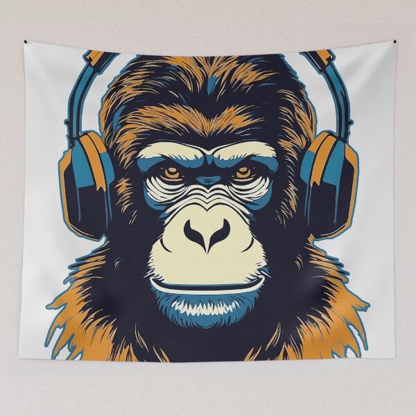 Item preview, Monkey listens to music designed and sold by biiid.