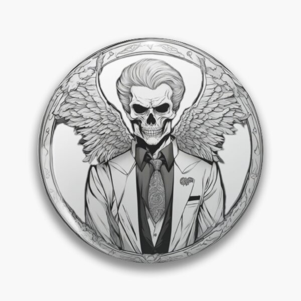 Item preview, Gothic Elegance: Winged Skeleton in a Suit designed and sold by stoicphoenix.
