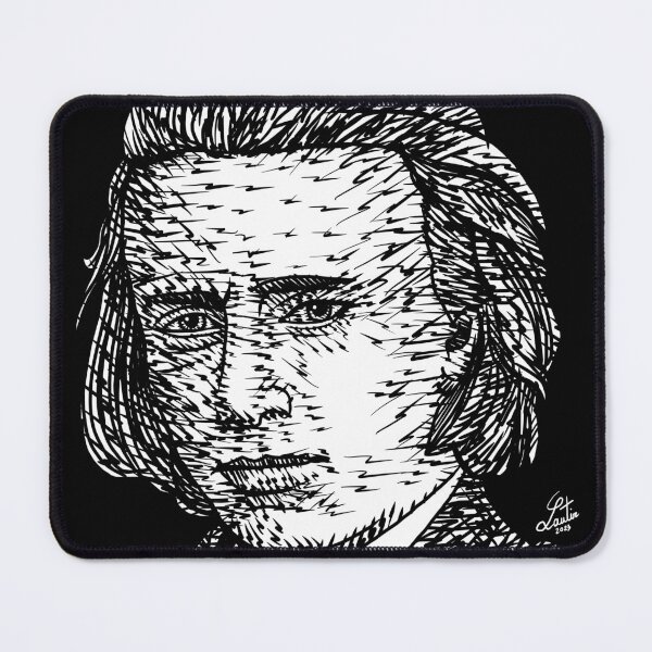 Item preview, JOHANNES BRAHMS ink portrait .1 designed and sold by lautir.