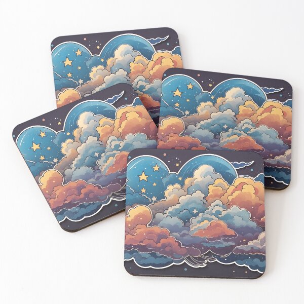 Item preview, Clouds on a starry night designed and sold by Hyperdrivee.