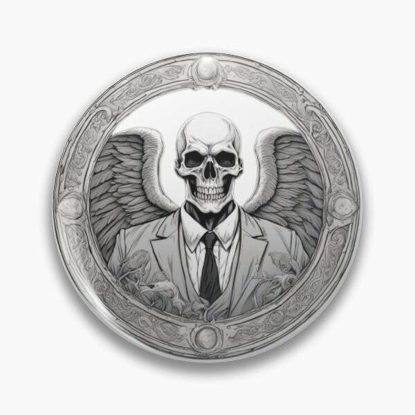 Item preview, Gothic Elegance: Winged Skeleton in a Suit designed and sold by stoicphoenix.