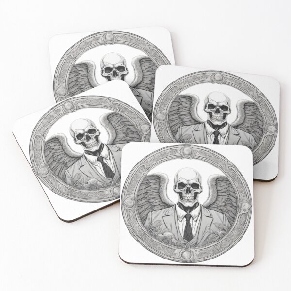 Item preview, Gothic Elegance: Winged Skeleton in a Suit designed and sold by stoicphoenix.