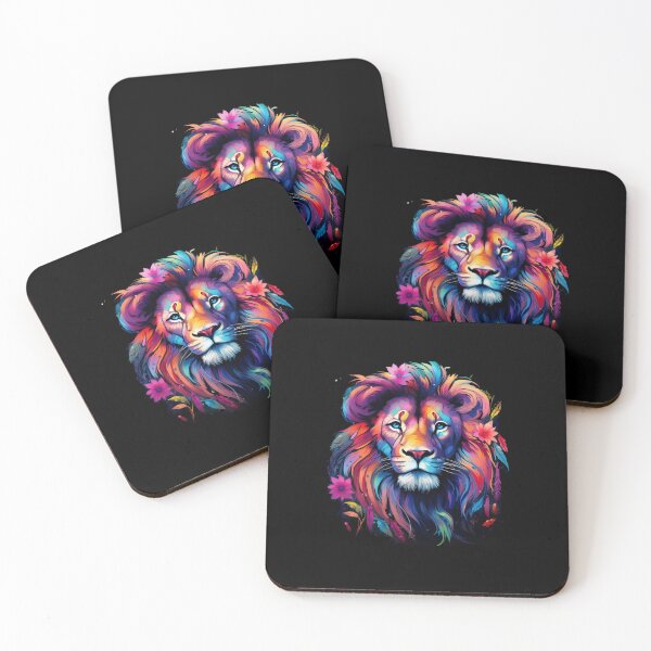 Item preview, Colorful Lion Head designed and sold by Elisabeth840.