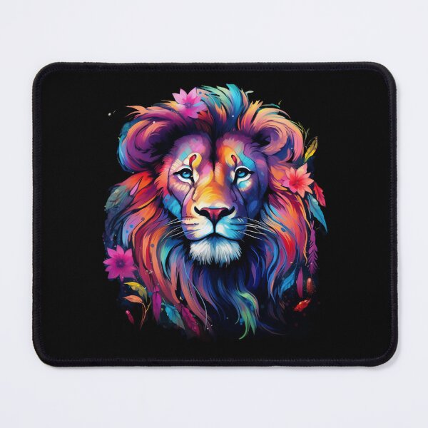 Item preview, Colorful Lion Head designed and sold by Elisabeth840.