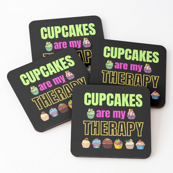 Item preview, Cupcakes are my therapy designed and sold by studio468.