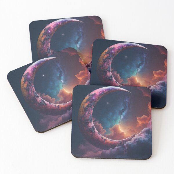 Item preview, Enchanting Crescent Moon in a Dreamy Sky designed and sold by ratchawoot.