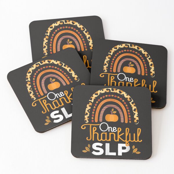 Item preview, One Thankful SLP Leopard Rainbow Thanksgiving Speech Therapy designed and sold by William Parker.