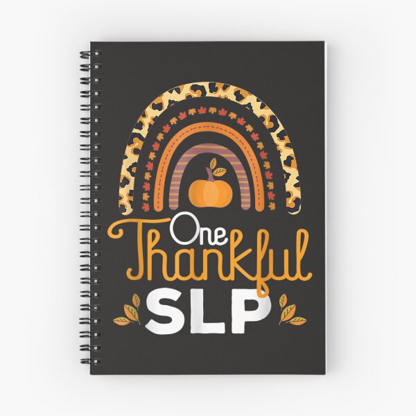 Item preview, One Thankful SLP Leopard Rainbow Thanksgiving Speech Therapy designed and sold by William Parker.