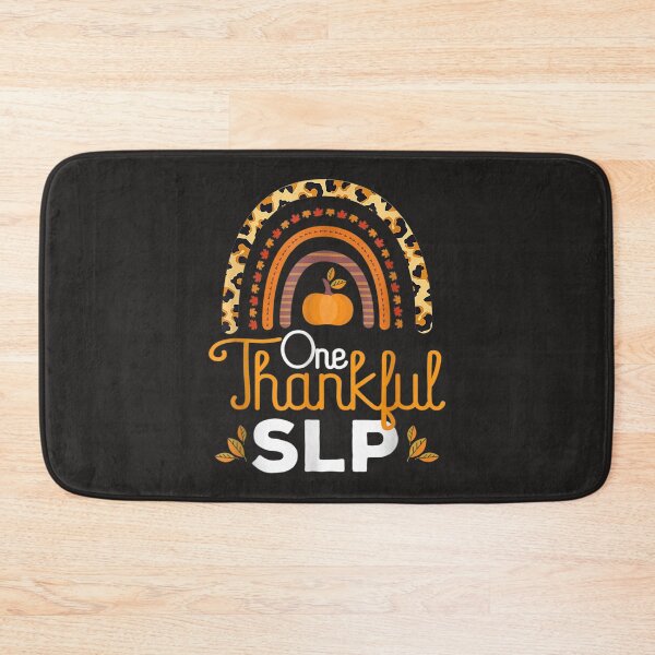 Item preview, One Thankful SLP Leopard Rainbow Thanksgiving Speech Therapy designed and sold by William Parker.