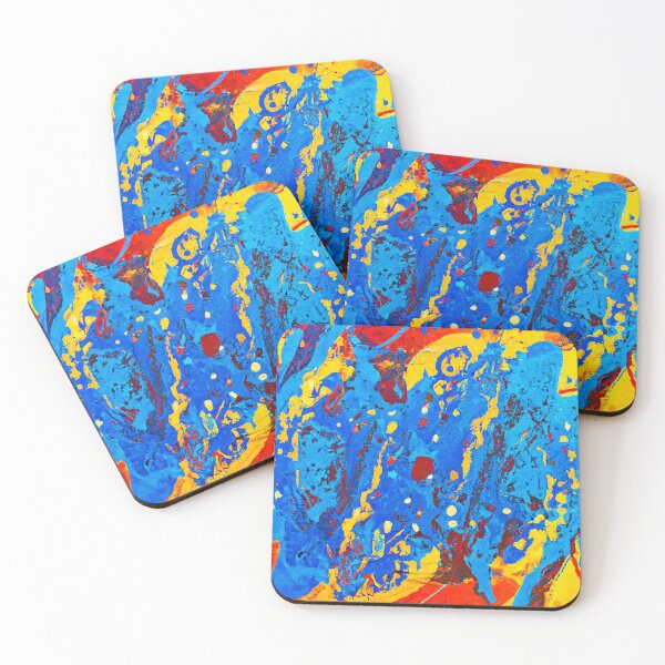 Item preview, Vivid Color Abstract Artwork designed and sold by Health And Fitness Posts e-Store.