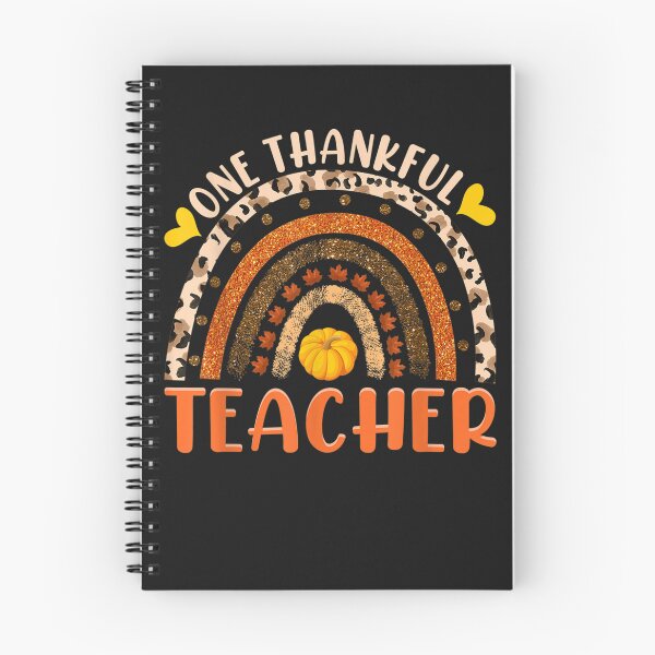 Item preview, One Thankful Teacher Thanksgiving Rainbow Leopard Fall designed and sold by William Parker.
