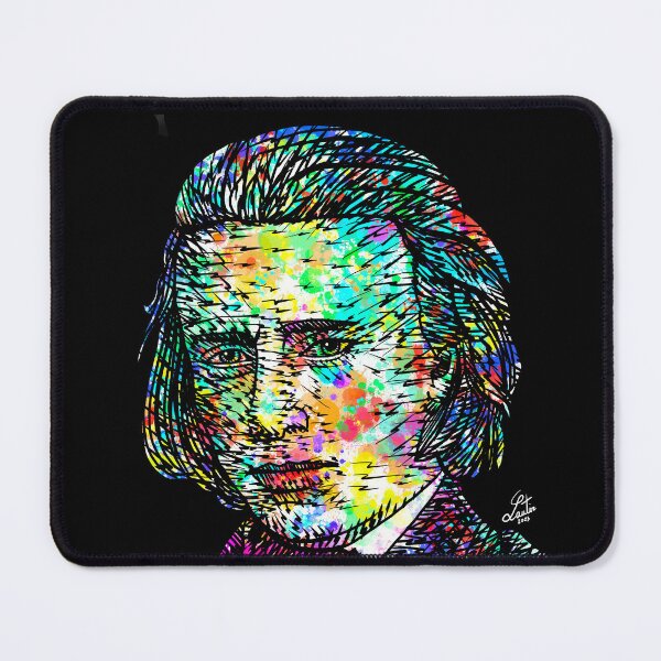 Item preview, JOHANNES BRAHMS ink and watercolor portrait .1 designed and sold by lautir.