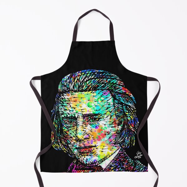 Item preview, JOHANNES BRAHMS ink and watercolor portrait .1 designed and sold by lautir.