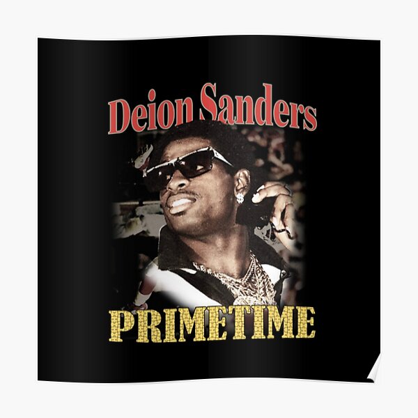 Deion Sanders // Deion Sanders Retro Aesthetic Fan Art // 80s - Deion  Sanders - Magnet