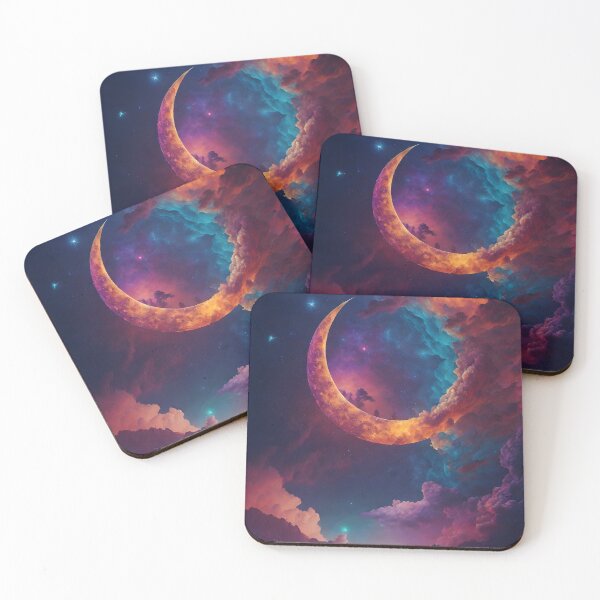 Item preview, Enchanting Crescent Moon in a Dreamy Sky designed and sold by ratchawoot.