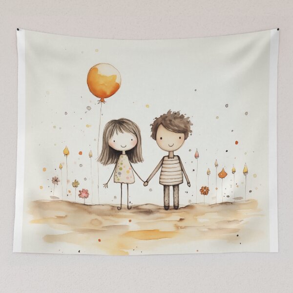 Item preview, Watercolor children designed and sold by Art91design.