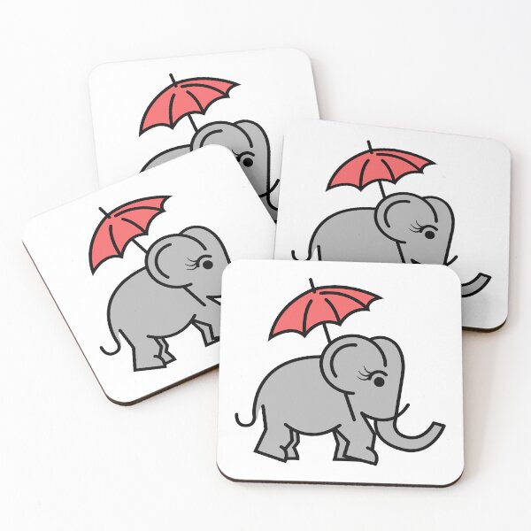 Artikelvorschau, Elefant comic cartoon Symbol Grafik Regenschirm süß Tiere Elefanten entworfen und verkauft von AndreMi.