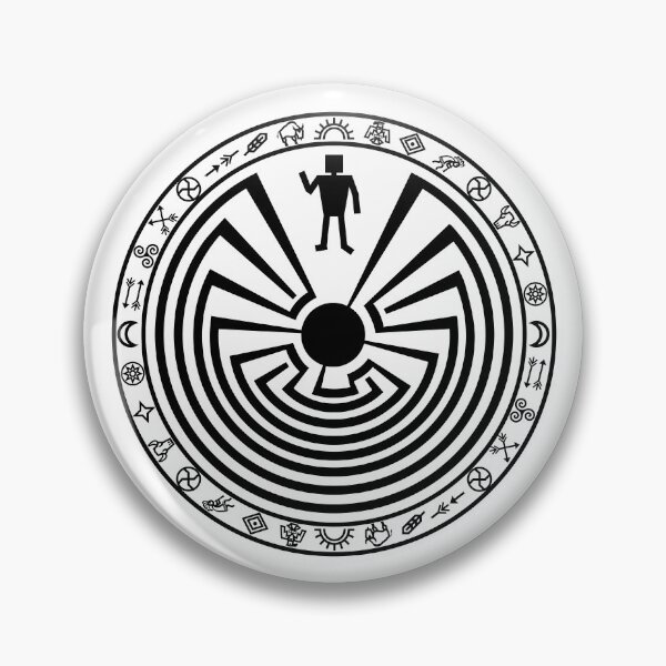 Item preview, Man in the Maze [black] designed and sold by Peregrinus Creative.