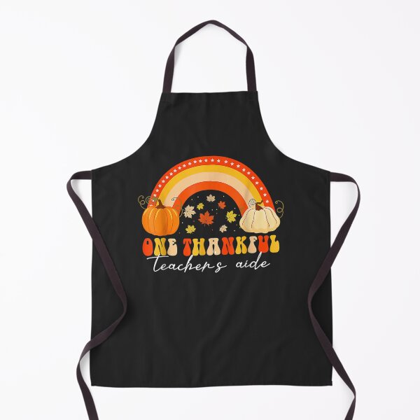 Item preview, One Thankful Teacher's Aide Funny Thanksgiving Rainbow Fall designed and sold by William Parker.