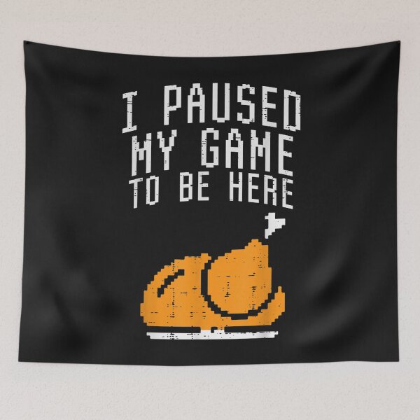 Item preview, Paused My Game To Be Here Turkey Boys Thanksgiving Gamer Men  designed and sold by William Parker.