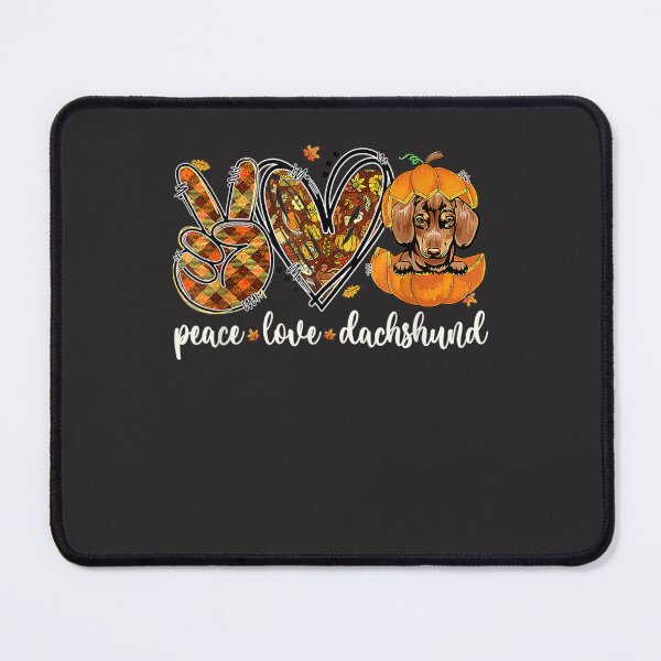 Item preview, Peace Love Dachshund Funny Pumpkin Thanksgiving designed and sold by William Parker.