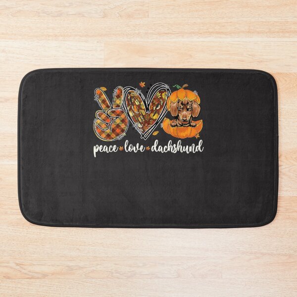 Item preview, Peace Love Dachshund Funny Pumpkin Thanksgiving designed and sold by William Parker.