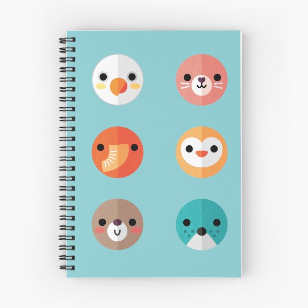 Item preview, Cute Smiley Animal Faces - Set 1 designed and sold by Daisy Beatrice.