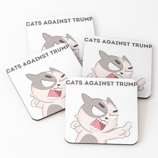 Item preview, Gatos contra Trump designed and sold by UniqueDesignOK.