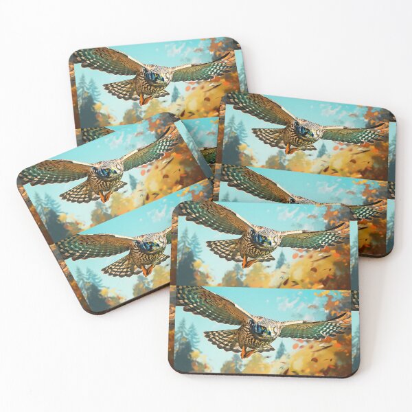 Item preview, Eurasion Sparrowhawk flying designed and sold by AI-Only Creations.