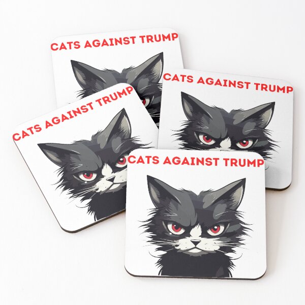 Item preview, Gatos contra Trump designed and sold by UniqueDesignOK.