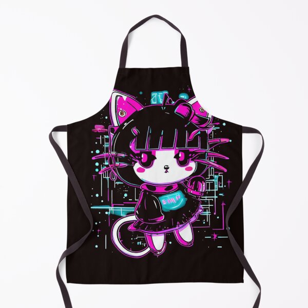 Item preview, Weeb Wednesday Cyber Punk Anime Kawaii Kitty designed and sold by obviouslogic.
