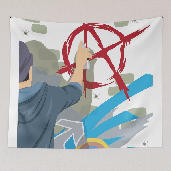 Item preview, Anarchy graffiti designed and sold by vargass street.