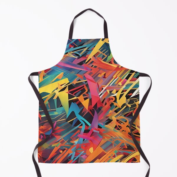 Artikelvorschau, Buntes T-Shirt mit abstrakter Kunst entworfen und verkauft von artmanikin.