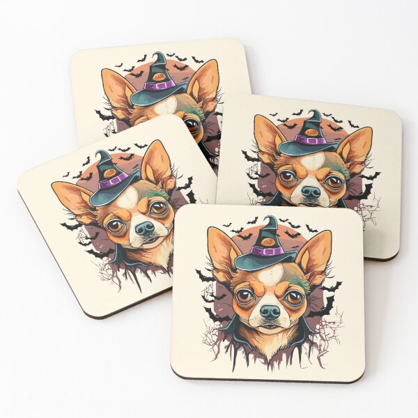 Item preview, Halloween Dog Chihuahua Witch designed and sold by MikeKart.
