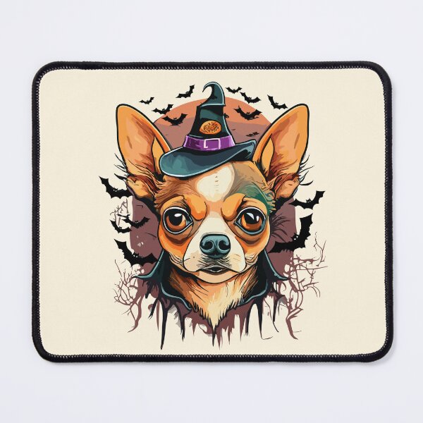 Item preview, Halloween Dog Chihuahua Witch designed and sold by MikeKart.