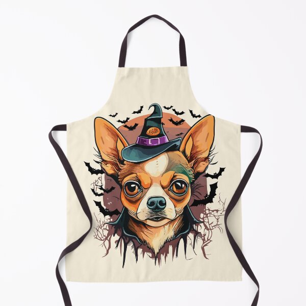Item preview, Halloween Dog Chihuahua Witch designed and sold by MikeKart.