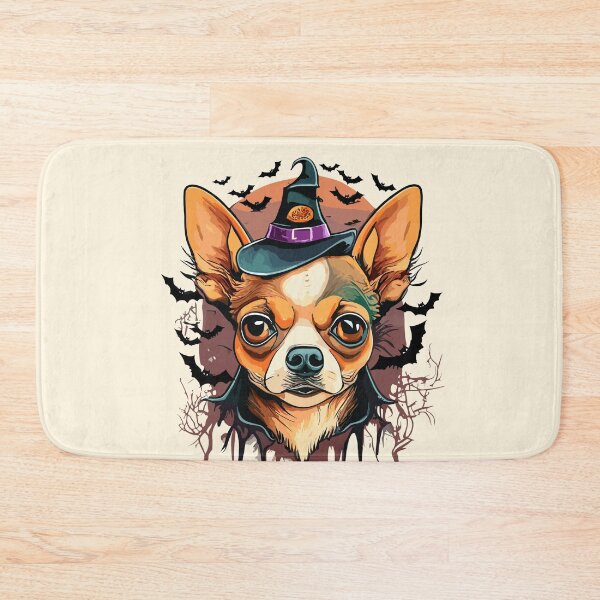 Item preview, Halloween Dog Chihuahua Witch designed and sold by MikeKart.