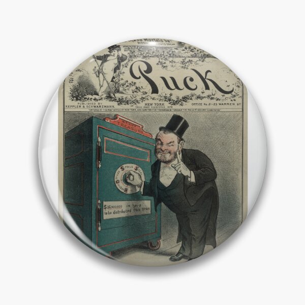 Artikelvorschau, Politische Karikatur puck magazin, Keppler entworfen und verkauft von Mirksaz-designs.