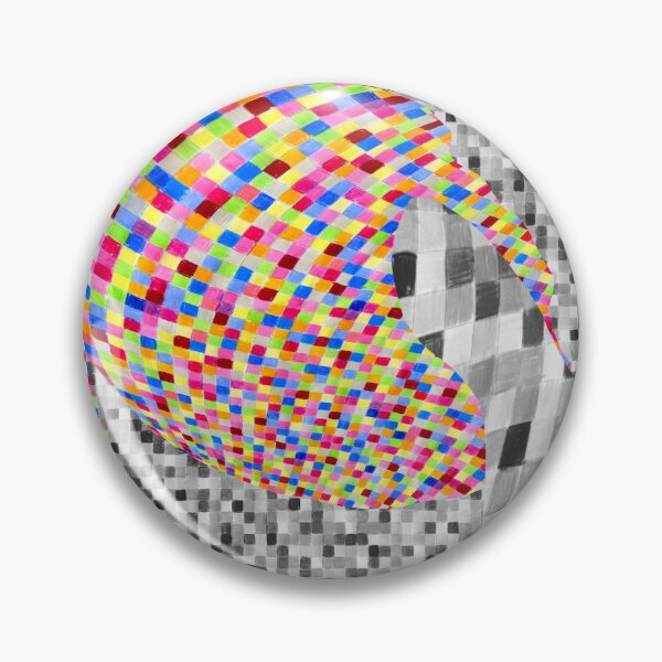 Item preview, Abstract grid pattern distorted colored pencils (black background) designed and sold by MentaLee.
