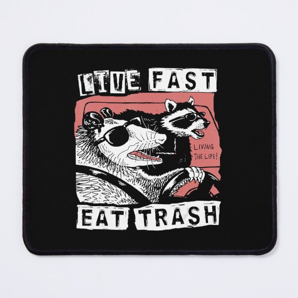 Item preview, Possum Raccoon Live Fast Eat Trash Street Cats Squad designed and sold by VelvetVir5oso.