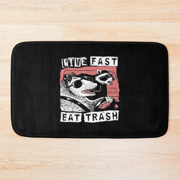 Item preview, Possum Raccoon Live Fast Eat Trash Street Cats Squad designed and sold by VelvetVir5oso.
