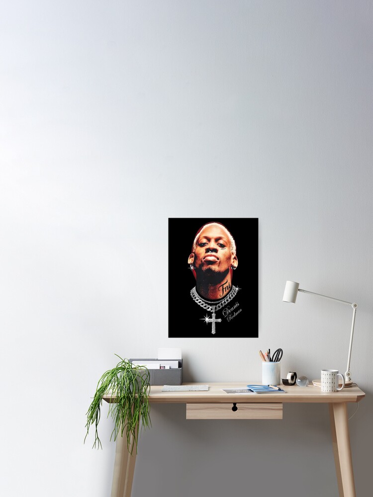 Dennis Rodman Style Face Poster for Sale by theodorexshal