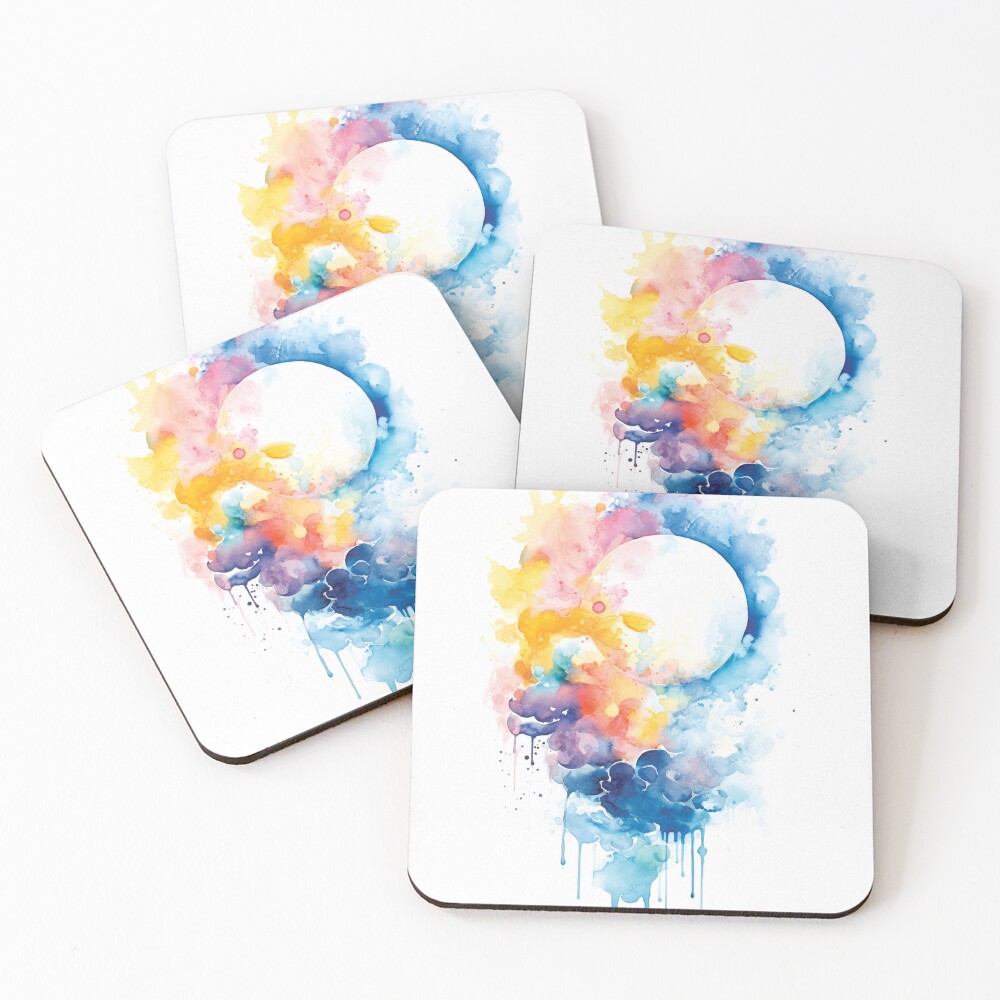 Item preview, Coasters (Set of 4) designed and sold by ColorsByNatasha.