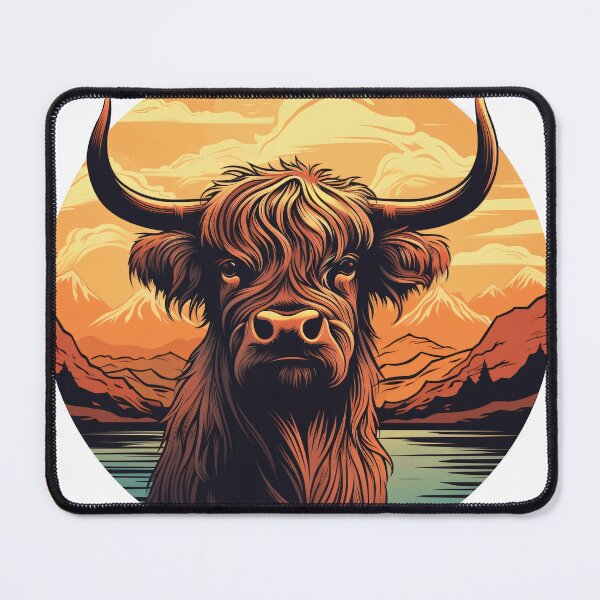 Item preview, The Great Highland Cow designed and sold by PixelVibes.