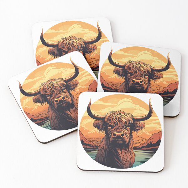 Item preview, The Great Highland Cow designed and sold by PixelVibes.